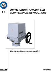 Regada 062 Installation, Service And Maintenance Instructions