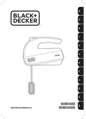 Black+Decker BXMXA500E Manual