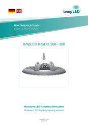 tempLED RayLite 200 Installation Manual