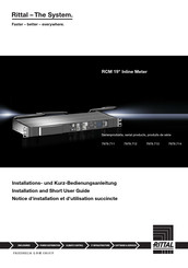 Rittal RCM 7979.711 Installation And Short User Manual