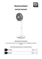 SHE SHE39ST2005SSF Instruction Manual