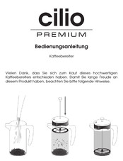Cilio Premium Laura Instructions Manual