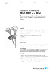 Endress+Hauser TH55 Technical Information