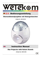 Wetekom 80 82 60 Instruction Manual