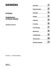 Siemens 7MH7300 Series Operating Instructions Manual