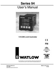 Watlow Series 94 User Manual