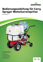 Eurosystems Carry Sprayer Translation Of Original User Instructions