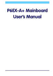 Elitegroup Computer Systems P6EX-A+ User Manual