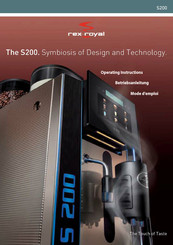 Rex-royal S200 CT Operating Instructions Manual