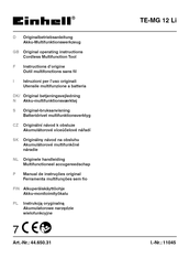 EINHELL 44.650.31 Original Operating Instructions