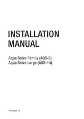 Watts PVI AQS-14 Installation Manual