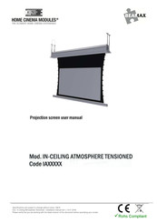Beamax In-Ceiling Atmosphere Tensioned User Manual