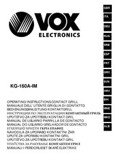 VOX electronics KG-160A-IM Operating Instructions Manual