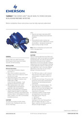 Emerson Yarway 7100 Series Installation And Maintenance Instructions Manual