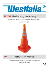 Westfalia 92 80 44 Instruction Manual