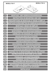 AIRFORCE F139 F Instruction On Mounting And Use Manual