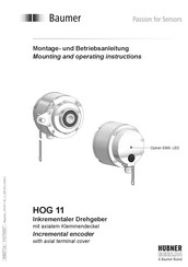 Baumer HUBNER BERLIN HOG 11 Mounting And Operating Instructions