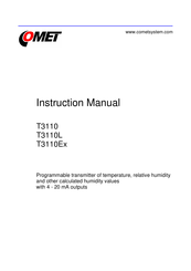 Comet T3110 Instruction Manual