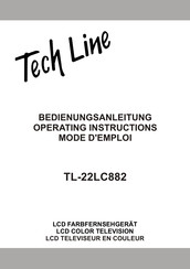 Tech Line TL-26LC741 Operating Instructions Manual