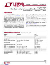 Linear Technology DC2003A Demo Manual