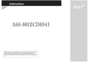 WRT A6S-801ZCD8S43 Instructions Manual