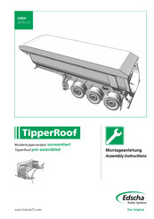 Edscha Trailer Systems TipperRoof Assembly Instructions Manual