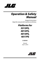 JLG 4014PS Operation & Safety Manual
