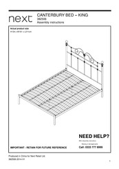 Next CANTERBURY 382506 Assembly Instructions Manual