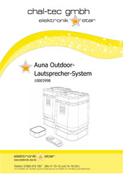 Chal-tec Auna Outdoor 10003998 Manual