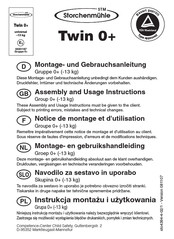 STM Storchenmuehle Twin 0+ Assembly And Usage Instructions