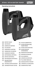Rapid BTX530 Operating Instructions Manual