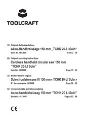 TOOLCRAFT 1613608 Original Operating Instructions