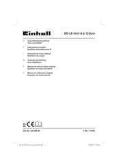EINHELL GE-LB 36/210 Li E-Solo Manual