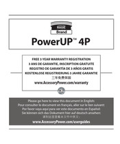 Accessory Power ReVIVE PowerUP 4P Quick Start Manual