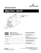 RED FORCE Mega Force 140i MP Operator's Manual