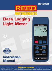 Reed Instruments R8100SD Instruction Manual