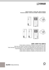 Vimar 62KF Installer's Manual