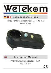 Wetekom 80 33 94 Instruction Manual