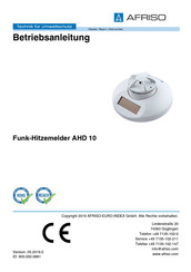 AFRISO AHD 10 Operating Instructions Manual