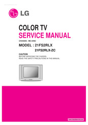 LG 21FS2RLX Service Manual