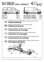 ConWys 21500610C Fitting Instructions Manual