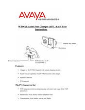 Avaya WT9620 Basic User Instructions