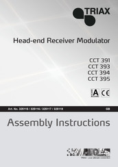 Triax CCT 395 Assembly Instructions Manual