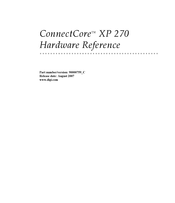 Digi ConnectCore XP 270 Hardware Reference Manual