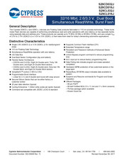 Cypress S29CL016J Manual