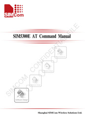 SimCom SIM5300E At Command Manual