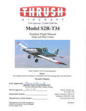 THRUSH S2R-T34 Airplane Flight Manual
