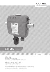 Conel CLEAR FILL Operating Instructions Manual