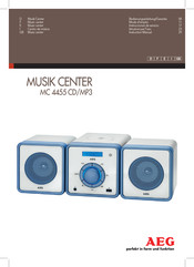 Aeg MC 4455 CD/MP3 Instruction Manual
