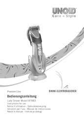Unold Premium Line 87883 Instructions For Use Manual